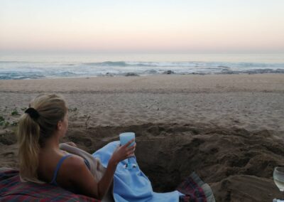 Sunset picnic on Umzumbe beach