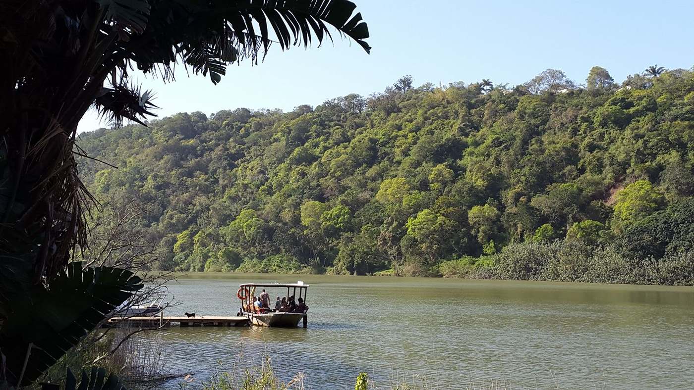 River cruise boat on the Umzimkulu River